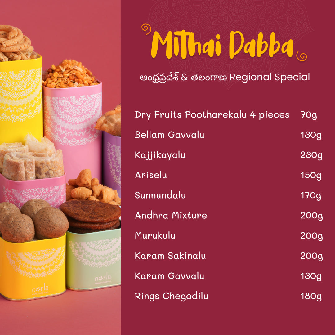 Mithai Dabba (ఆంధ్ర & తెలంగాణ)